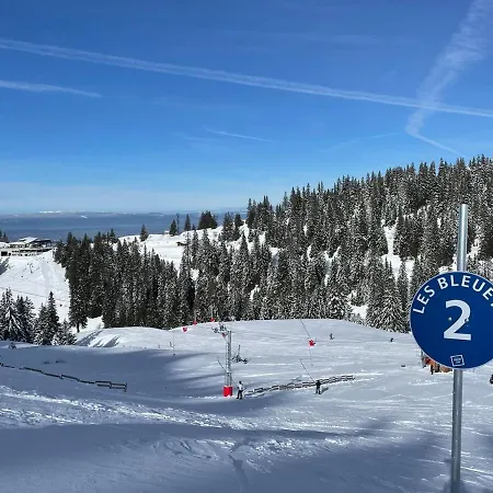 Lägenhet Bleuets Du Leman Vue Sur *